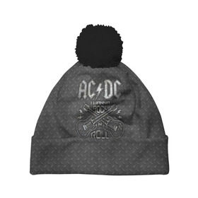 Шапка 3D c помпоном с принтом AC DC в городе Новоалтайск, 100% полиэстер | универсальный размер, печать по всей поверхности изделия | ac dc | acdc | acdc ас дс | австралийская | ангус янг | асдс | блюз | группа | крис слэйд | метал | молния | музыка | музыканты | певцы | рок | рок н ролл | стиви янг | хард | хардрок | эксл роуз