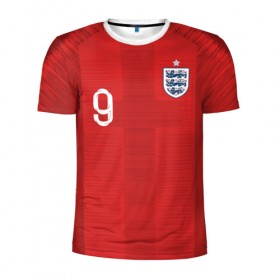 Мужская футболка 3D спортивная с принтом Kane away WC 2018 в городе Новоалтайск, 100% полиэстер с улучшенными характеристиками | приталенный силуэт, круглая горловина, широкие плечи, сужается к линии бедра | champion | cup | england | harry | kane | russia | world | англия | кейн | мира | россия | чемпионат