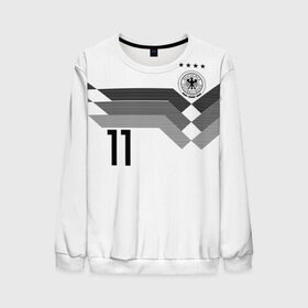 Мужской свитшот 3D с принтом Reus home WC 2018 в городе Новоалтайск, 100% полиэстер с мягким внутренним слоем | круглый вырез горловины, мягкая резинка на манжетах и поясе, свободная посадка по фигуре | Тематика изображения на принте: cup | fifa | marco | reus | russia | world | германия | марко | мира | ройс | россия | фифа | чемпионат | чемпионы