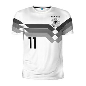 Мужская футболка 3D спортивная с принтом Reus home WC 2018 в городе Новоалтайск, 100% полиэстер с улучшенными характеристиками | приталенный силуэт, круглая горловина, широкие плечи, сужается к линии бедра | cup | fifa | marco | reus | russia | world | германия | марко | мира | ройс | россия | фифа | чемпионат | чемпионы