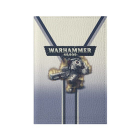 Обложка для паспорта матовая кожа с принтом Warhammer 40000: Tau Empire в городе Новоалтайск, натуральная матовая кожа | размер 19,3 х 13,7 см; прозрачные пластиковые крепления | 40000 | game | rts | tau | warhammer | warhammer40000 | вархаммер | игры | тау