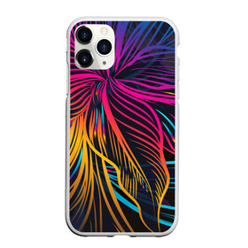 Чехол для iPhone 11 Pro Max матовый с принтом Floral Design 3 в городе Новоалтайск, Силикон |  | Тематика изображения на принте: абстракция | арт | линии | орнамент | рисунок | темный | узор