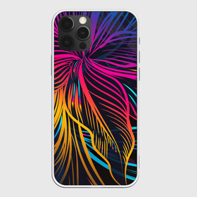 Чехол для iPhone 12 Pro Max с принтом Floral Design 3 в городе Новоалтайск, Силикон |  | Тематика изображения на принте: абстракция | арт | линии | орнамент | рисунок | темный | узор