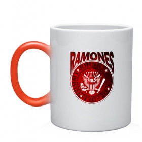 Кружка хамелеон с принтом Ramones в городе Новоалтайск, керамика | меняет цвет при нагревании, емкость 330 мл | ramone | ramones | группа | джонни | джоуи | ди ди томми | марки | панк | поп | раманес | раманэс | рамон | рамонес | рамонэс | рамоун | рамоунз | рамоунс | рок | хард | хардрок