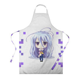 Фартук 3D с принтом No Game No Life в городе Новоалтайск, 100% полиэстер | общий размер — 65 х 85 см, ширина нагрудника — 26 см, горловина — 53 см, длина завязок — 54 см, общий обхват в поясе — 173 см. Принт на завязках и на горловине наносится с двух сторон, на основной части фартука — только с внешней стороны | anime | manga | no game no life | аниме | без игры жизни нет | манга