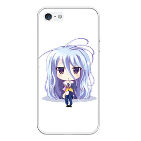 Чехол для iPhone 5/5S матовый с принтом No Game No Life в городе Новоалтайск, Силикон | Область печати: задняя сторона чехла, без боковых панелей | anime | manga | no game no life | аниме | без игры жизни нет | манга
