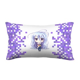 Подушка 3D антистресс с принтом No Game No Life в городе Новоалтайск, наволочка — 100% полиэстер, наполнитель — вспененный полистирол | состоит из подушки и наволочки на молнии | anime | manga | no game no life | аниме | без игры жизни нет | манга