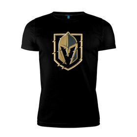 Мужская футболка премиум с принтом Vegas Golden Knights в городе Новоалтайск, 92% хлопок, 8% лайкра | приталенный силуэт, круглый вырез ворота, длина до линии бедра, короткий рукав | nhl | stanley cup | vegas golden knights | vegas knights | вегас голден найтс | вегас найтс | кубок стенли | кубок стэнли | нхл | хоккей | хоккейный клуб
