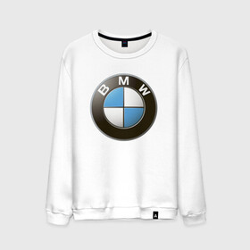 Мужской свитшот хлопок с принтом BMW в городе Новоалтайск, 100% хлопок |  | bmw | logo | бмв | логотип бмв