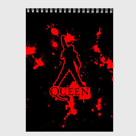 Скетчбук с принтом Queen в городе Новоалтайск, 100% бумага
 | 48 листов, плотность листов — 100 г/м2, плотность картонной обложки — 250 г/м2. Листы скреплены сверху удобной пружинной спиралью | paul rodgers | queen | quen | брайан мэй | глэм | группа | джон дикон | квин | королева | куин | меркури | меркьюри | мэркури | поп | роджер тейлор | рок | фредди | фреди | хард | хардрок