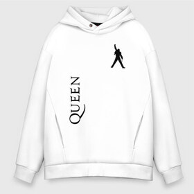 Мужское худи Oversize хлопок с принтом Queen в городе Новоалтайск, френч-терри — 70% хлопок, 30% полиэстер. Мягкий теплый начес внутри —100% хлопок | боковые карманы, эластичные манжеты и нижняя кромка, капюшон на магнитной кнопке | paul rodgers | queen | quen | брайан мэй | глэм | группа | джон дикон | квин | королева | куин | меркури | меркьюри | мэркури | поп | роджер тейлор | рок | фредди | фреди | хард | хардрок