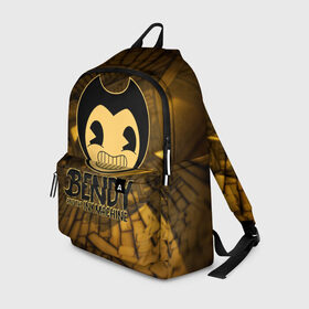 Рюкзак 3D с принтом Bendy and the ink machine (33) в городе Новоалтайск, 100% полиэстер | лямки с регулируемой длиной, сверху петелька, чтобы рюкзак можно было повесить на вешалку. Основное отделение закрывается на молнию, как и внешний карман. Внутри два дополнительных кармана, один из которых закрывается на молнию. По бокам два дополнительных кармашка | bendy | bendy and the ink machine | бенди | бенди и чернильная машина