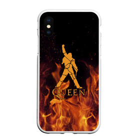 Чехол для iPhone XS Max матовый с принтом Queen в городе Новоалтайск, Силикон | Область печати: задняя сторона чехла, без боковых панелей | Тематика изображения на принте: paul rodgers | queen | quen | брайан мэй | джон дикон | квин | королева | куин | меркури | меркьюри | мэркури | роджер тейлор | рок группа | фредди | фреди