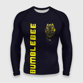 Мужской рашгард 3D с принтом Bumblebee в городе Новоалтайск,  |  | bumblebee | бамблби | герой | камаро | прайм | трансформеры | фильм | шевроле