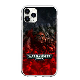 Чехол для iPhone 11 Pro матовый с принтом Warhammer 40000 Dawn Of War в городе Новоалтайск, Силикон |  | relic entertainment | warhammer 40000: dawn of war | черепа