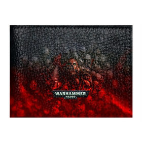 Обложка для студенческого билета с принтом Warhammer 40000: Dawn Of War в городе Новоалтайск, натуральная кожа | Размер: 11*8 см; Печать на всей внешней стороне | relic entertainment | warhammer 40000: dawn of war | черепа