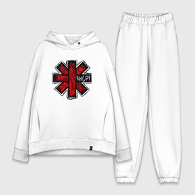 Женский костюм хлопок Oversize с принтом Red Hot Chili Peppers в городе Новоалтайск,  |  | red hot chili peppers | rhcp | перцы | ред хот чили пепперс | рхчп | рэд