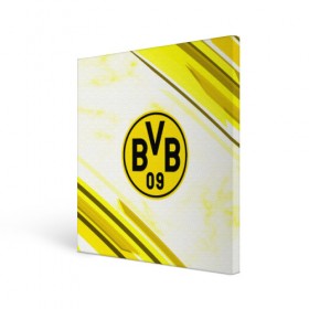 Холст квадратный с принтом Borussia 2018 в городе Новоалтайск, 100% ПВХ |  | football | soccer | боруссия