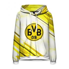 Мужская толстовка 3D с принтом Borussia 2018 в городе Новоалтайск, 100% полиэстер | двухслойный капюшон со шнурком для регулировки, мягкие манжеты на рукавах и по низу толстовки, спереди карман-кенгуру с мягким внутренним слоем. | football | soccer | боруссия