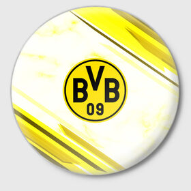 Значок с принтом Borussia 2018 в городе Новоалтайск,  металл | круглая форма, металлическая застежка в виде булавки | Тематика изображения на принте: football | soccer | боруссия