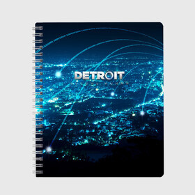 Тетрадь с принтом Detroitbecome human в городе Новоалтайск, 100% бумага | 48 листов, плотность листов — 60 г/м2, плотность картонной обложки — 250 г/м2. Листы скреплены сбоку удобной пружинной спиралью. Уголки страниц и обложки скругленные. Цвет линий — светло-серый
 | connor | cyberlife | detroit become human | deviant | kara | markus | ps4 | rk800 |  detroit: become human | детроит | детроит: стать человеком | игры | кара | коннор | конор | кэра | маркус | пиратs | эксклюзив