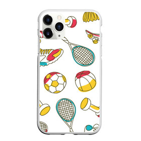Чехол для iPhone 11 Pro матовый с принтом Спорт в городе Новоалтайск, Силикон |  | basketball | football | sport | tennis | атлет | бадминтон | баскетбол | боулинг | здоровье | игрок | лучший | победа | спорт | спортсмен | теннис | футбол | хоккей | чемпион | штанга