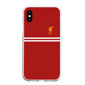 Чехол для iPhone XS Max матовый с принтом LIVERPOOL SPORT в городе Новоалтайск, Силикон | Область печати: задняя сторона чехла, без боковых панелей | Тематика изображения на принте: fc | football | football club | liverpool | sport | ливерпуль | спорт | спортивные | униформа | фирменные цвета | фк | футбол | футбольный клуб