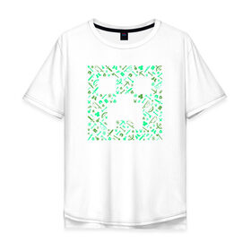 Мужская футболка хлопок Oversize с принтом Minecraft (New collection 2018) в городе Новоалтайск, 100% хлопок | свободный крой, круглый ворот, “спинка” длиннее передней части | 0x000000123 | minecraft | майнкрафт