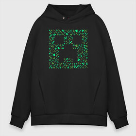 Мужское худи Oversize хлопок с принтом Minecraft (New collection 2018) в городе Новоалтайск, френч-терри — 70% хлопок, 30% полиэстер. Мягкий теплый начес внутри —100% хлопок | боковые карманы, эластичные манжеты и нижняя кромка, капюшон на магнитной кнопке | 0x000000123 | minecraft | майнкрафт