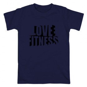 Мужская футболка хлопок с принтом Love fitness в городе Новоалтайск, 100% хлопок | прямой крой, круглый вырез горловины, длина до линии бедер, слегка спущенное плечо. | fitness | sport | yoga | жизни | здоровый | зож | йог | йога | кросфит | линии | надпись | образ | полосы | россии | россия | рф | сборная | символ | состязание | спорт | спортсмен | фитнес