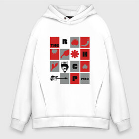 Мужское худи Oversize хлопок с принтом Red Hot Chili Peppers в городе Новоалтайск, френч-терри — 70% хлопок, 30% полиэстер. Мягкий теплый начес внутри —100% хлопок | боковые карманы, эластичные манжеты и нижняя кромка, капюшон на магнитной кнопке | red hot chili peppers | rhcp | альтернативный | группа | джош клингхоффер | красные острые перцы чили | метал | ред хот чили пеперс | рок | рхчп | рэп | фанк | фли | чад смит | энтони кидис