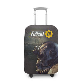 Чехол для чемодана 3D с принтом Fallout 76 в городе Новоалтайск, 86% полиэфир, 14% спандекс | двустороннее нанесение принта, прорези для ручек и колес | fallout | fallout 76 | future | rpg | valt tec | war | wasteland | будущее | война | костюм | постапокалипсис | рпг | фалаут | фолаут | фоллаут | фолыч | ядерная пустошь