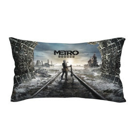 Подушка 3D антистресс с принтом METRO: Exodus в городе Новоалтайск, наволочка — 100% полиэстер, наполнитель — вспененный полистирол | состоит из подушки и наволочки на молнии | 2033 | exodus | last | light | metro | redux | апокалипсис | вирус | зомби | метро | монстры | постапокалипсис | постапокалиптика