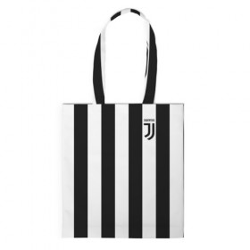 Сумка 3D повседневная с принтом JUVENTUS в городе Новоалтайск, 100% полиэстер | Плотность: 200 г/м2; Размер: 34×35 см; Высота лямок: 30 см | juventus | полоски | спорт | футбол | эмблема