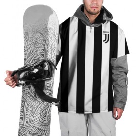 Накидка на куртку 3D с принтом JUVENTUS в городе Новоалтайск, 100% полиэстер |  | juventus | полоски | спорт | футбол | эмблема