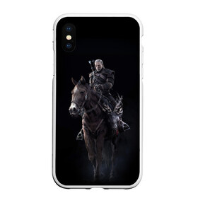 Чехол для iPhone XS Max матовый с принтом Ведьмак 3 Дикая Охота в городе Новоалтайск, Силикон | Область печати: задняя сторона чехла, без боковых панелей | action | witcher | арбалет | бомбы | геральт | герой | игра | телепортация | цири