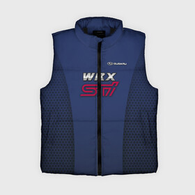 Женский жилет утепленный 3D SUBARU WRX STI: в городе Новоалтайск,  |  | impreza | sport car | sti | subaru | wrx | авто | логотип | синяя | субарик | субару