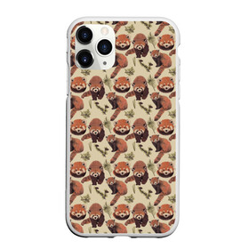 Чехол для iPhone 11 Pro Max матовый с принтом Red panda в городе Новоалтайск, Силикон |  | Тематика изображения на принте: panda | red panda | small panda | животные | красная панда | лес | панда