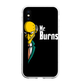 Чехол для iPhone XS Max матовый Mr Burns (Simpsons): в городе Новоалтайск, Силикон | Область печати: задняя сторона чехла, без боковых панелей | burns | mr | mr. burns | simpsons | мистер бернс | симпсоны
