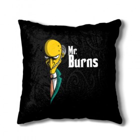 Подушка 3D с принтом Mr. Burns (Simpsons) в городе Новоалтайск, наволочка – 100% полиэстер, наполнитель – холлофайбер (легкий наполнитель, не вызывает аллергию). | состоит из подушки и наволочки. Наволочка на молнии, легко снимается для стирки | burns | mr | mr. burns | simpsons | мистер бернс | симпсоны
