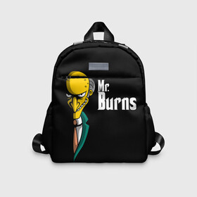 Детский рюкзак 3D с принтом Mr. Burns (Simpsons) в городе Новоалтайск, 100% полиэстер | лямки с регулируемой длиной, сверху петелька, чтобы рюкзак можно было повесить на вешалку. Основное отделение закрывается на молнию, как и внешний карман. Внутри дополнительный карман. По бокам два дополнительных кармашка | burns | mr | mr. burns | simpsons | мистер бернс | симпсоны