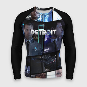 Мужской рашгард 3D с принтом DETROIT BECOME HUMAN в городе Новоалтайск,  |  | connor | cyberlife | detroit become human | deviant | kara | markus | ps4 | rk800 |  detroit: become human | детроит | детроит: стать человеком | игры | кара | коннор | конор | кэра | маркус | пиратs | эксклюзив