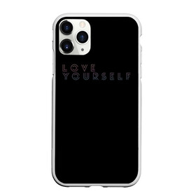 Чехол для iPhone 11 Pro матовый с принтом LOVE YOURSELF_5 в городе Новоалтайск, Силикон |  | bangtan boys | bts | бантаны | бтс