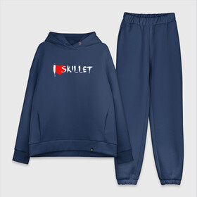 Женский костюм хлопок Oversize с принтом I love Skillet в городе Новоалтайск,  |  | skilet | skillet | альтернативный | гранж | группа | джен леджер | джон купер | индастриал | кори купер | метал | ню | пост | рок | сет моррисон | симфоник | скилет | хард | христианский