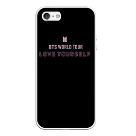 Чехол для iPhone 5/5S матовый с принтом BTS WORLD TOUR_color в городе Новоалтайск, Силикон | Область печати: задняя сторона чехла, без боковых панелей | bangtan boys | bts | бантаны | бтс