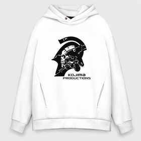 Мужское худи Oversize хлопок с принтом KOJIMA PRODUCTIONS в городе Новоалтайск, френч-терри — 70% хлопок, 30% полиэстер. Мягкий теплый начес внутри —100% хлопок | боковые карманы, эластичные манжеты и нижняя кромка, капюшон на магнитной кнопке | hideo kojima | hilermo del toro | kojima productions | norman reedus | бурят гений | гильермо дель торо | леа сейду | лея | мадс миккельсен | норман ридус | хидео кодзима