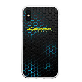 Чехол для iPhone XS Max матовый с принтом CYBERPUNK 2077 (НА СПИНЕ) КИБЕРПАНК 2077 в городе Новоалтайск, Силикон | Область печати: задняя сторона чехла, без боковых панелей | 2019 | cd project red | cyberpunk 2077 | future | hack | night city | samurai | sci fi | андроиды | безумие | броня | будущее | город ночи | киберпанк 2077 | логотип | роботы | самураи | текстура | фантастика | цифры