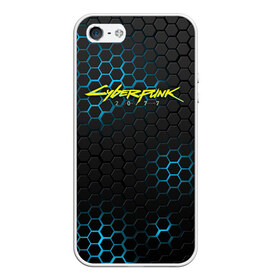 Чехол для iPhone 5/5S матовый с принтом CYBERPUNK 2077 (НА СПИНЕ) КИБЕРПАНК 2077 в городе Новоалтайск, Силикон | Область печати: задняя сторона чехла, без боковых панелей | Тематика изображения на принте: 2019 | cd project red | cyberpunk 2077 | future | hack | night city | samurai | sci fi | андроиды | безумие | броня | будущее | город ночи | киберпанк 2077 | логотип | роботы | самураи | текстура | фантастика | цифры