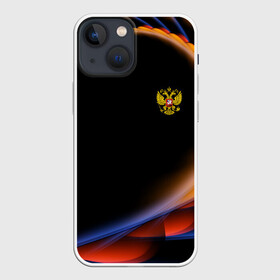 Чехол для iPhone 13 mini с принтом Sport Russia в городе Новоалтайск,  |  | abstraction | grunge | russia | sport | абстракция | герб | краска | русский | символика рф | спорт | спортивный | триколор | униформа | форма | я русский