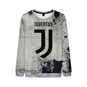 Мужской свитшот 3D с принтом Juventus New в городе Новоалтайск, 100% полиэстер с мягким внутренним слоем | круглый вырез горловины, мягкая резинка на манжетах и поясе, свободная посадка по фигуре | cr7 | juve | juventus | ronaldo | texture | брызги красок | герб италии | гранж | звезда | роналдо | текстура | флаг италии | ювентус